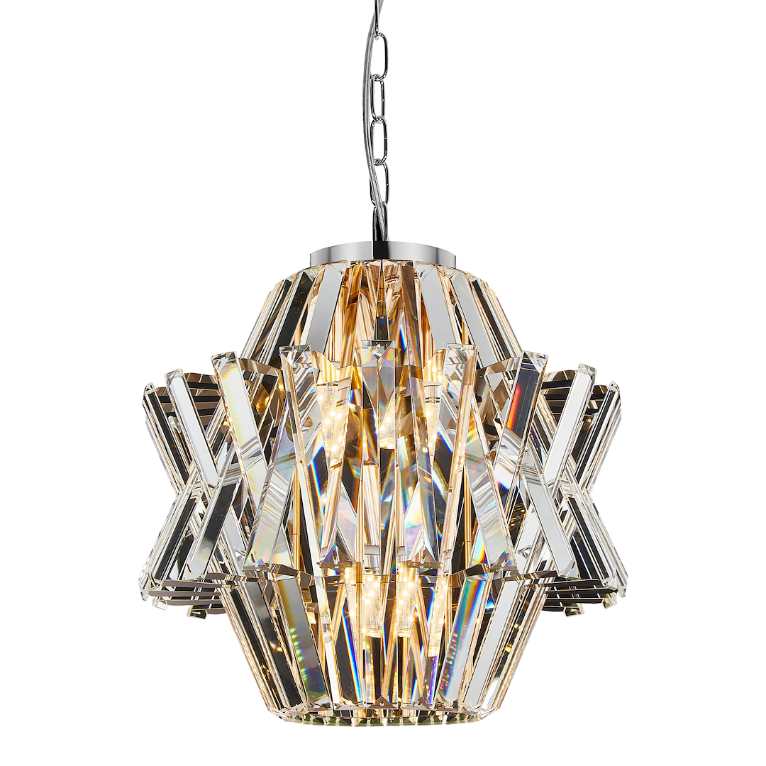 Żyrandol CROWN CHROME 4xE14 - obrazek 2