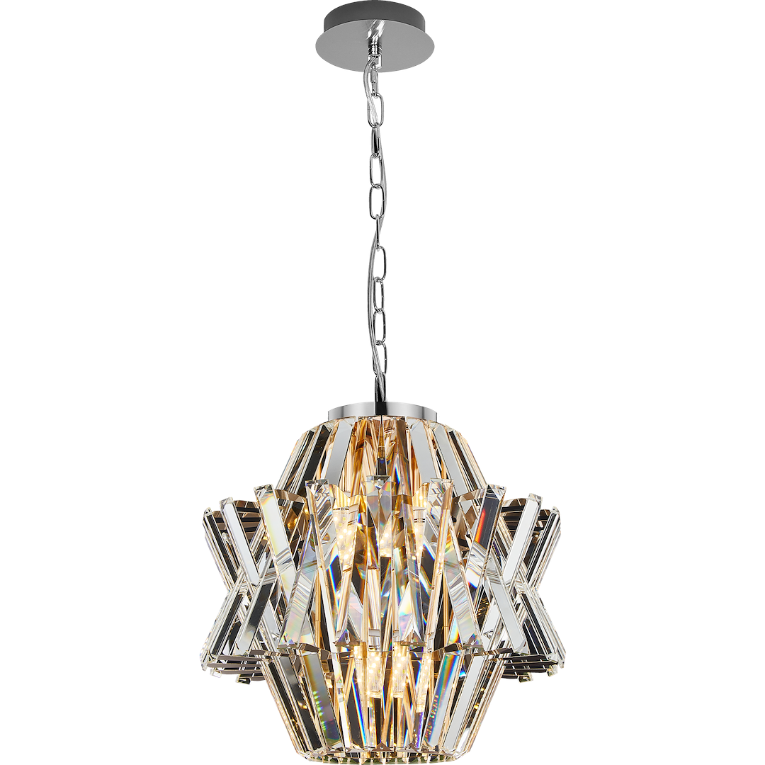 Żyrandol CROWN CHROME 4xE14 - obrazek 6