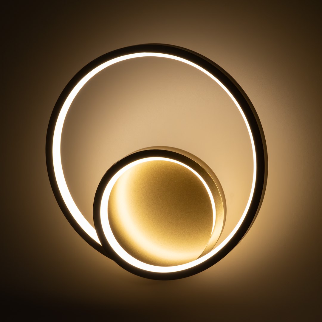 Kinkiet Lucero Złoty 13W LED - obrazek 3