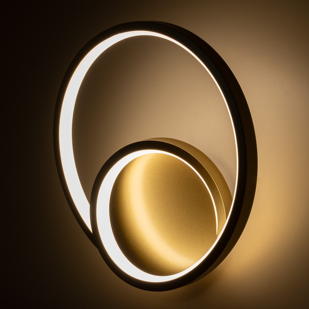 Kinkiet Lucero Złoty 13W LED - obrazek 5