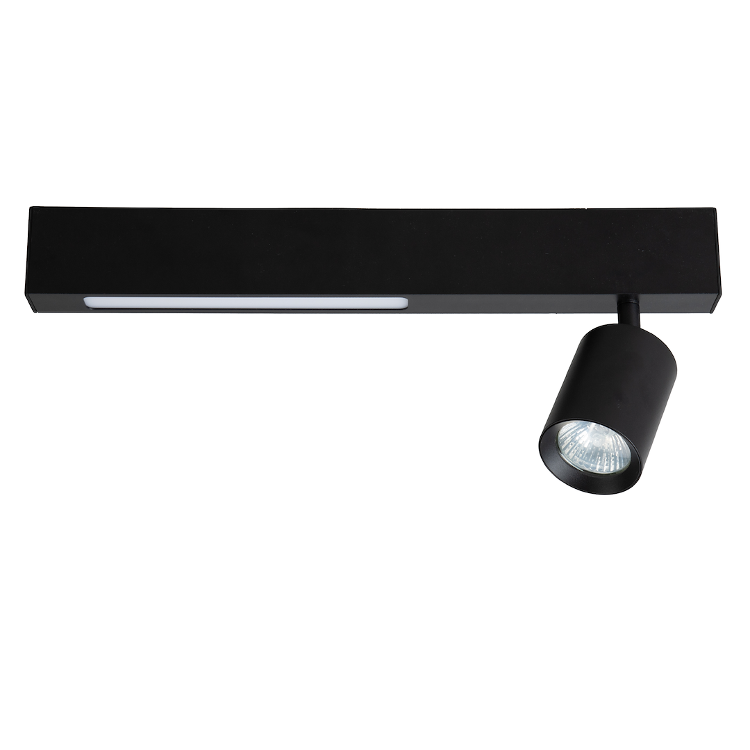 Lampa Sufitowa Magnet 5W+1xGU10 3000/4000K Czarny