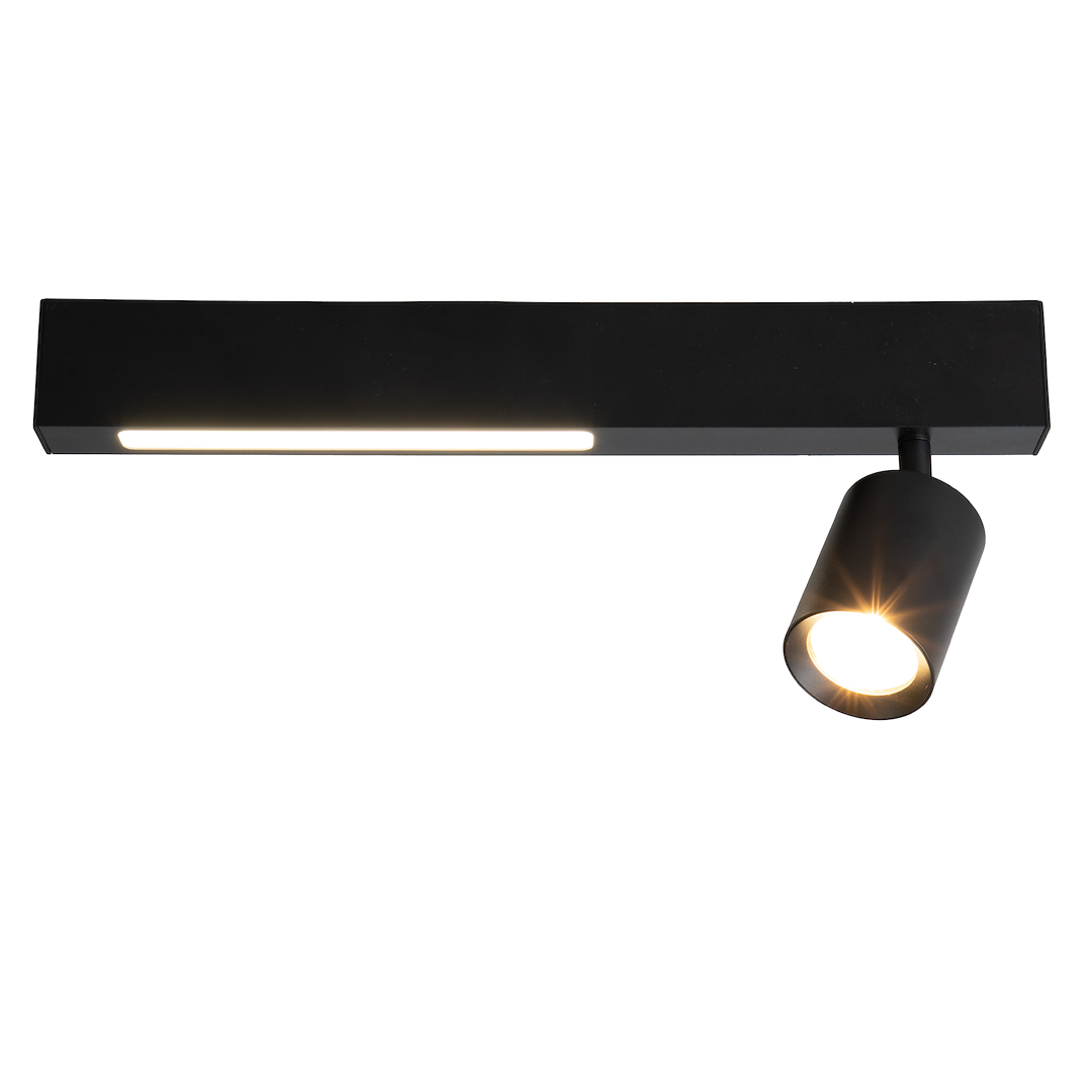 Lampa Sufitowa Magnet 5W+1xGU10 3000/4000K Czarny - obrazek 4