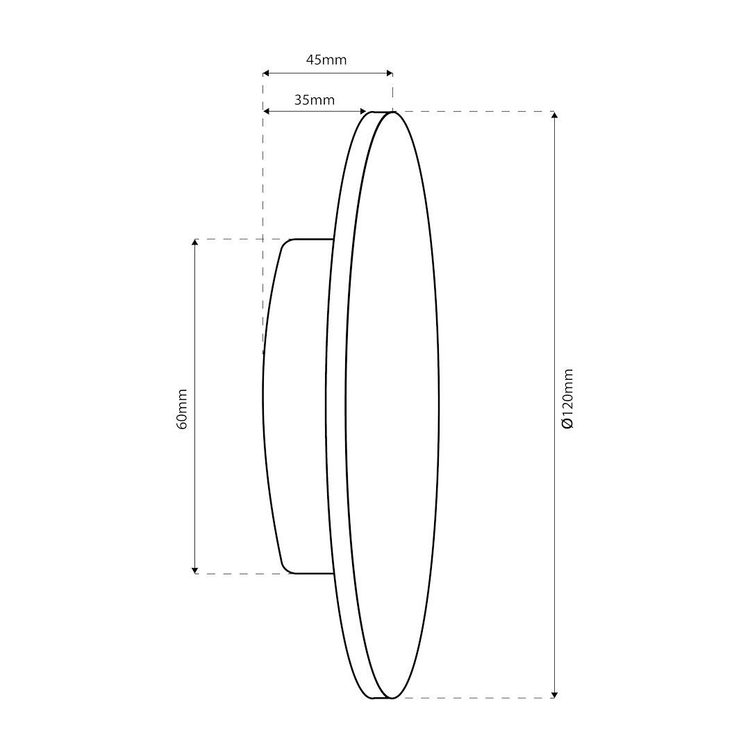 Kinkiet Disk 9W 3CCT IP65 Czarny - obrazek 9