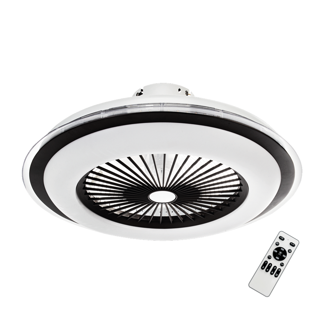 Lampowentylator Zephyr Czarny 48W LED+ PILOT