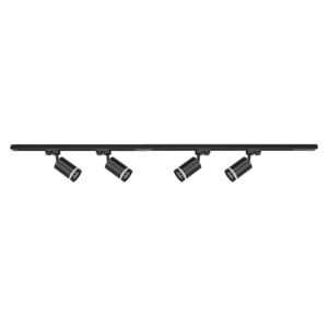 Zestaw Track Light Pipe Ring 4xGU10 2m Czarny