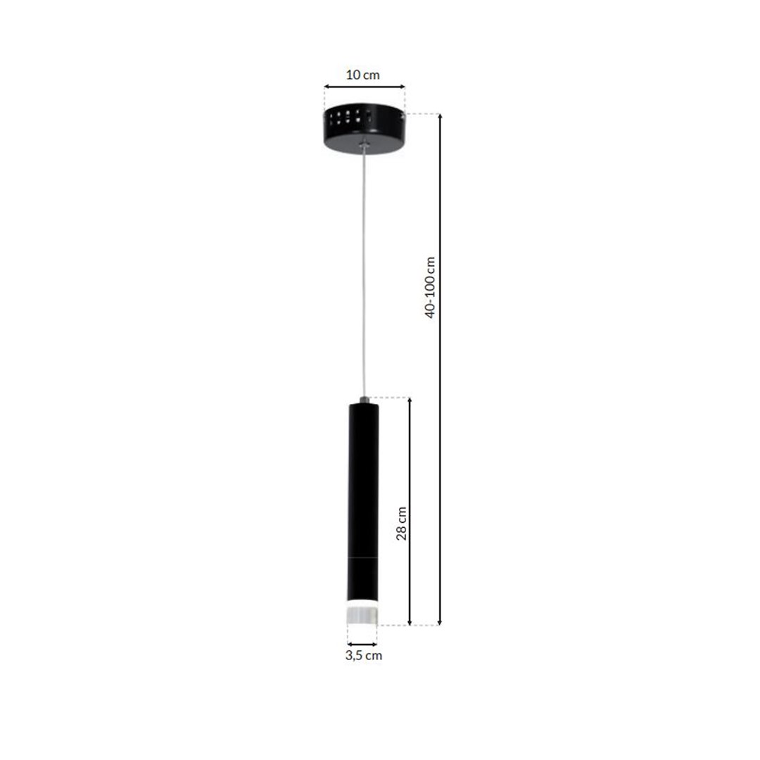 LAMPA WISZĄCA CARBON 1X5W LED - obrazek 9