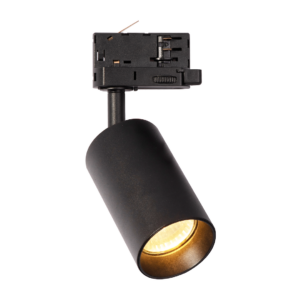 Track Light 3F Pipe 1xGU10 Czarny