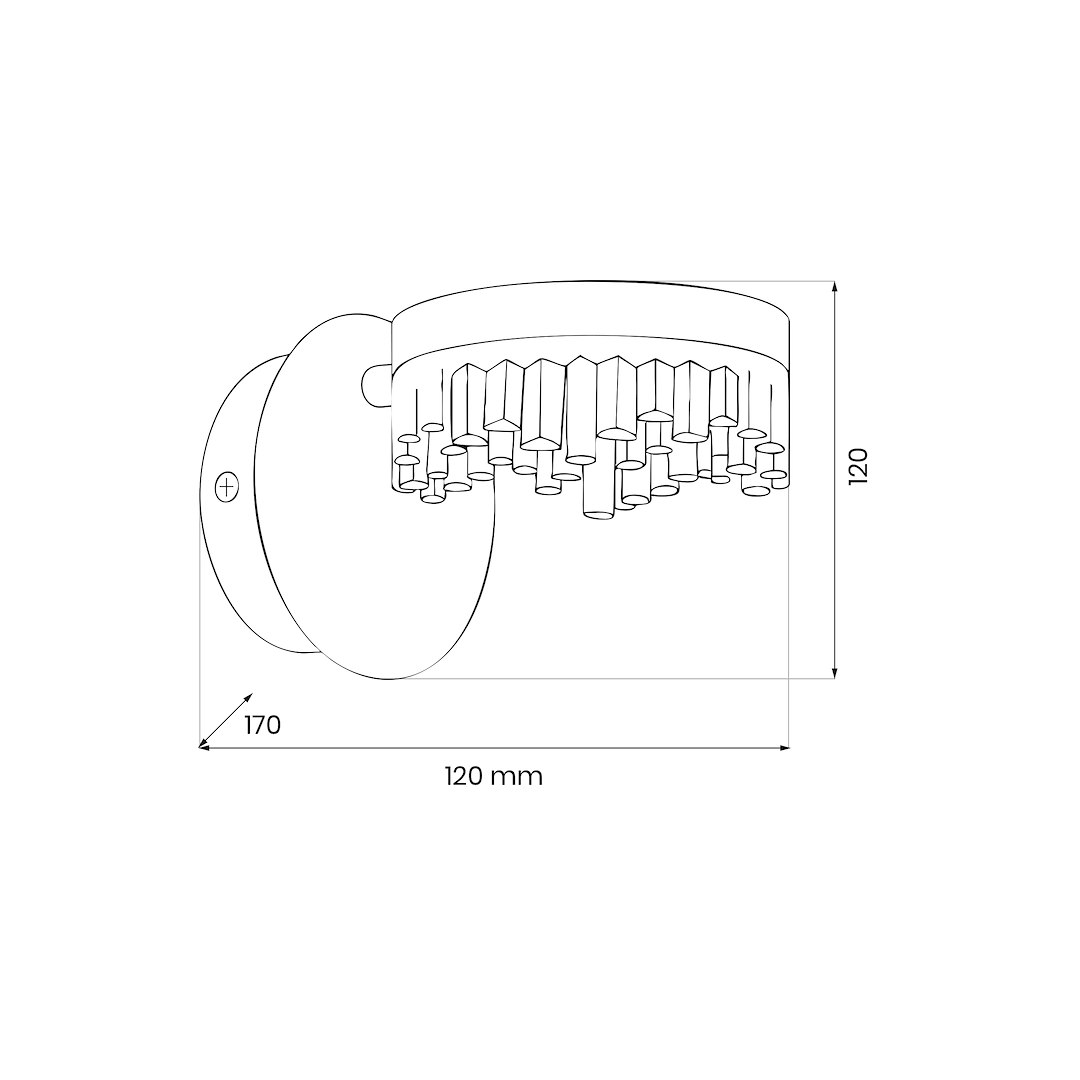 Kinkiet PRECIOSA 4W LED - obrazek 9