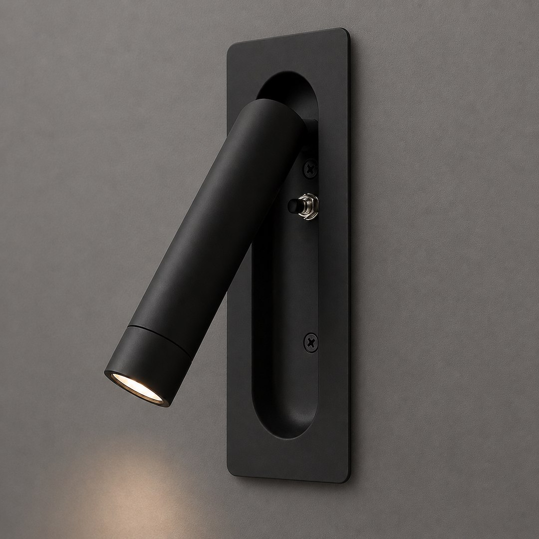 Kinkiet podtynkowy Inn 3W LED 3000K Czarny