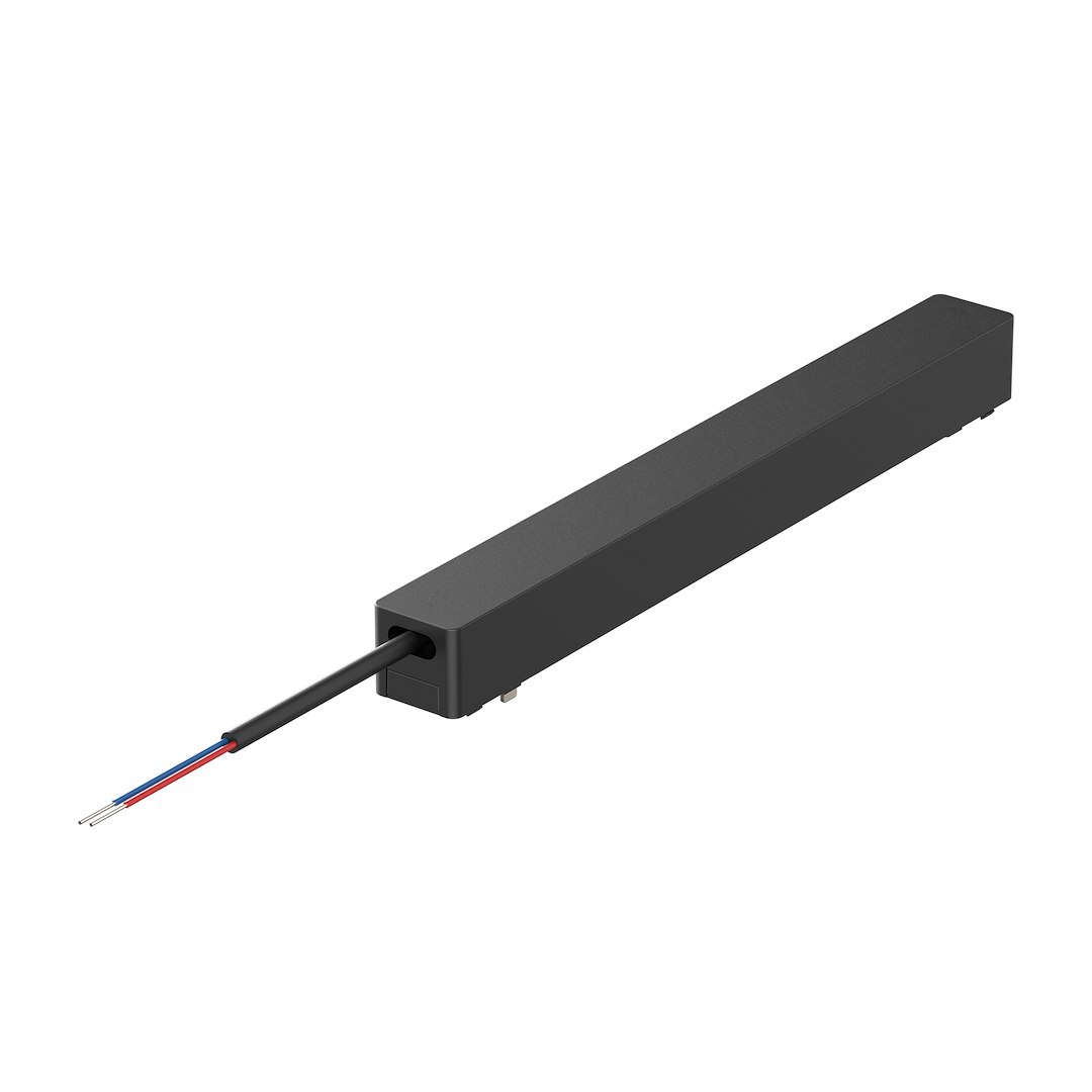 Slim Magnetic Track Czarny zasilacz 200W 48V