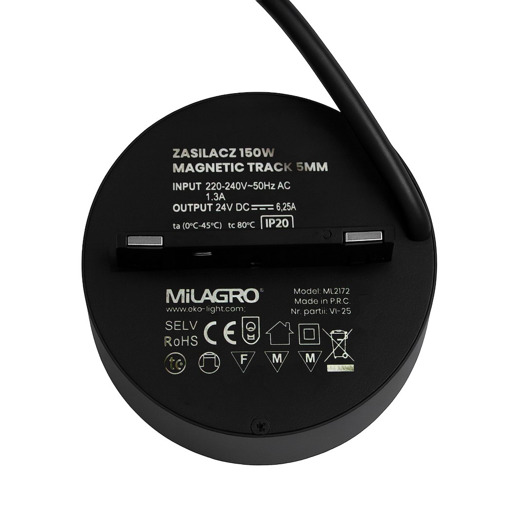 Zasilacz 150W Magnetic Track 5mm CCT 48V - obrazek 2