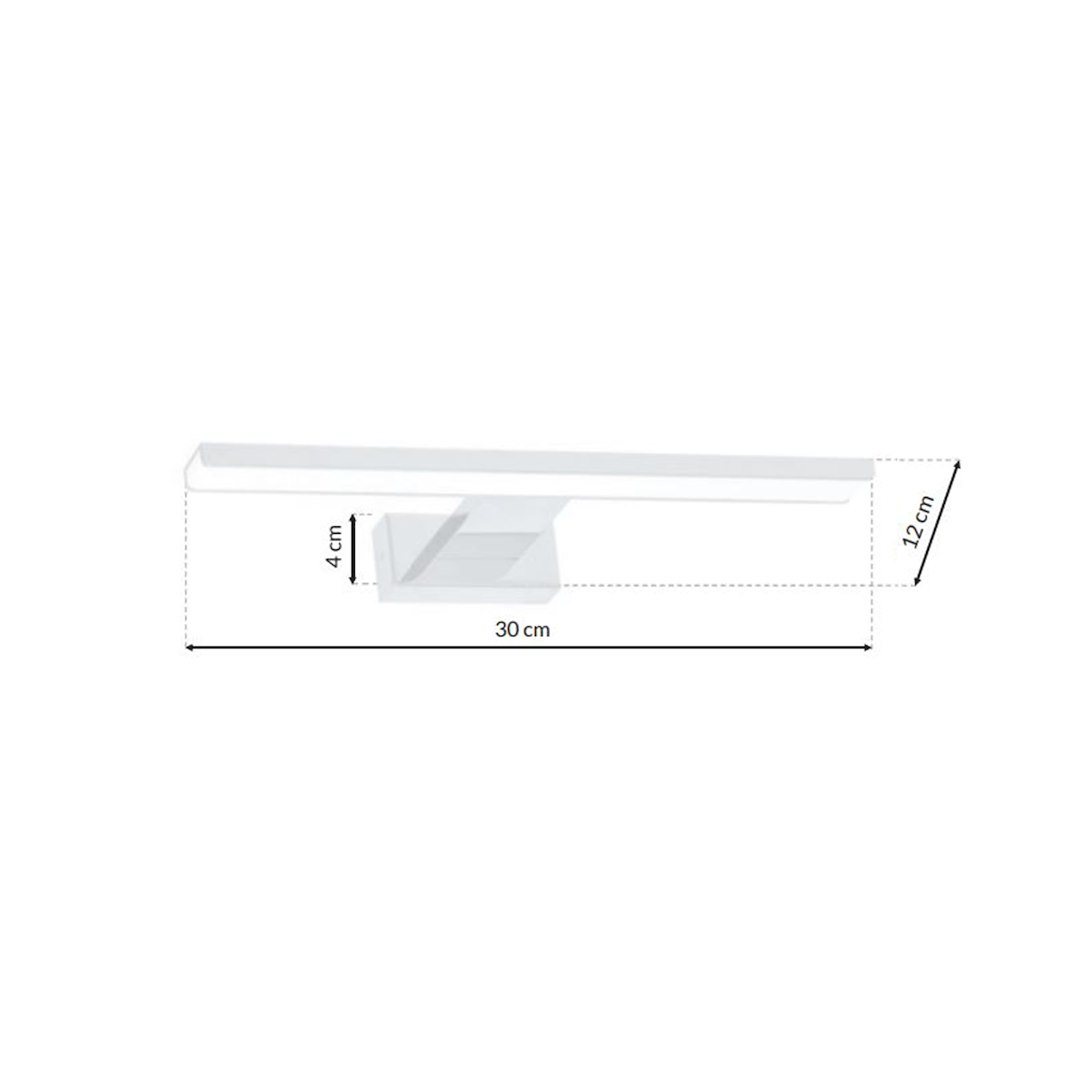 Kinkiet Shine Biały z ramką 30cm 7W LED - obrazek 7