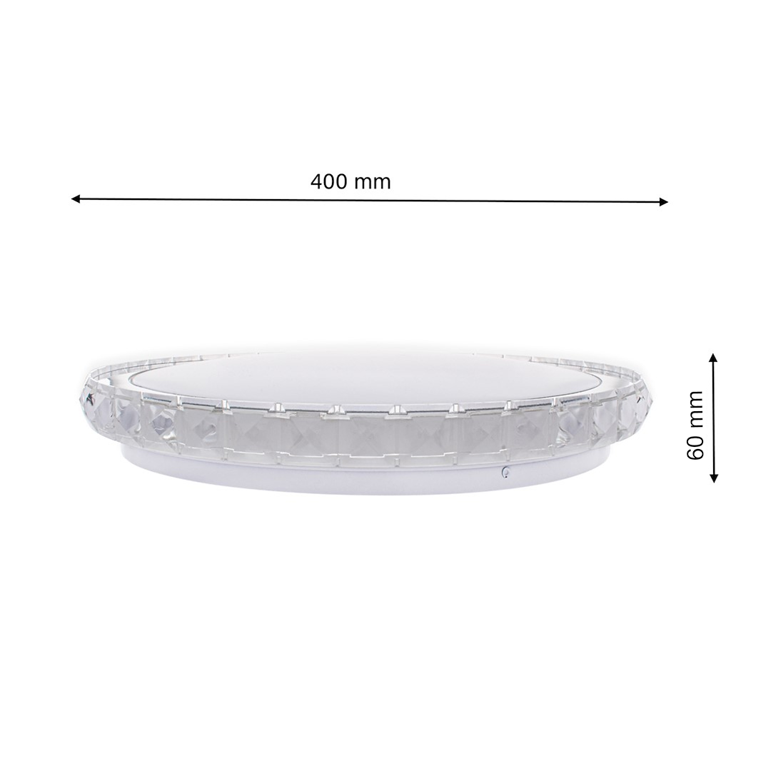 Plafon LAYLA 33W LED Ø400mm Ściemnialny+ Pilot - obrazek 9