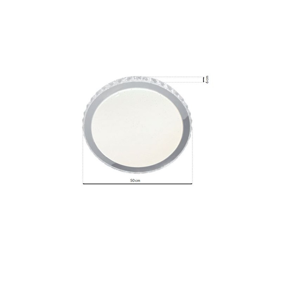 Plafon LAYLA 50W LED Ø500mm Ściemnialny+ Pilot - obrazek 7