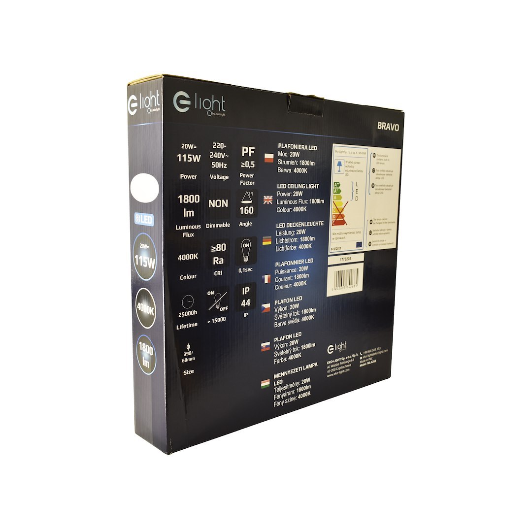 Plafon Bravo 20W LED Ø390 mm - obrazek 3