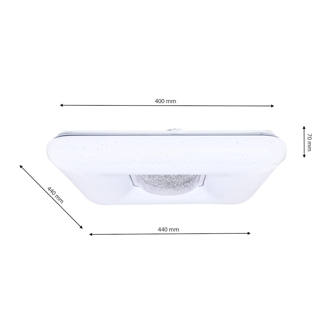 Plafon YAX 24W LED Ściemnialny+ Pilot - obrazek 9