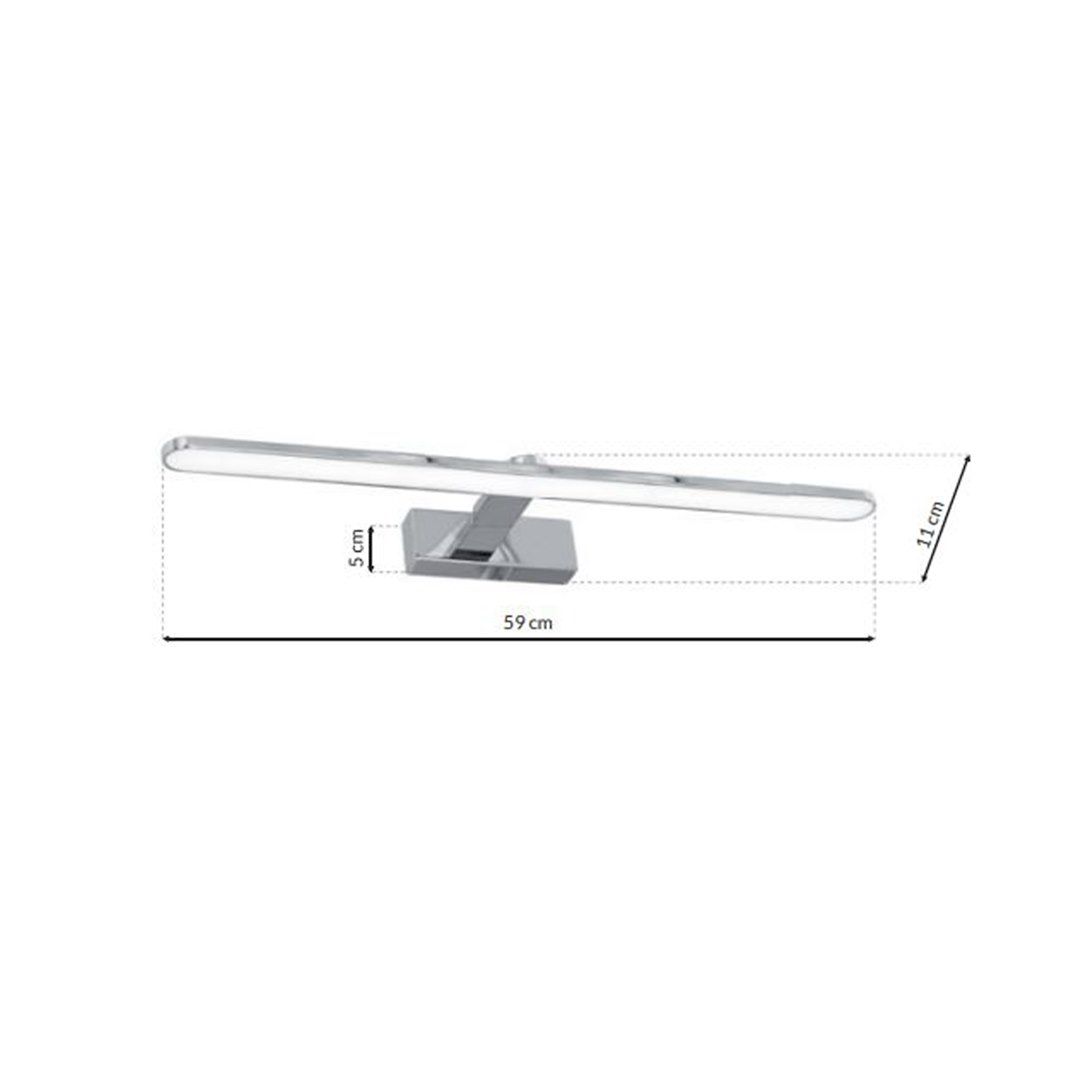 Kinkiet SPLASH CHROME 60cm 12W LED - obrazek 7