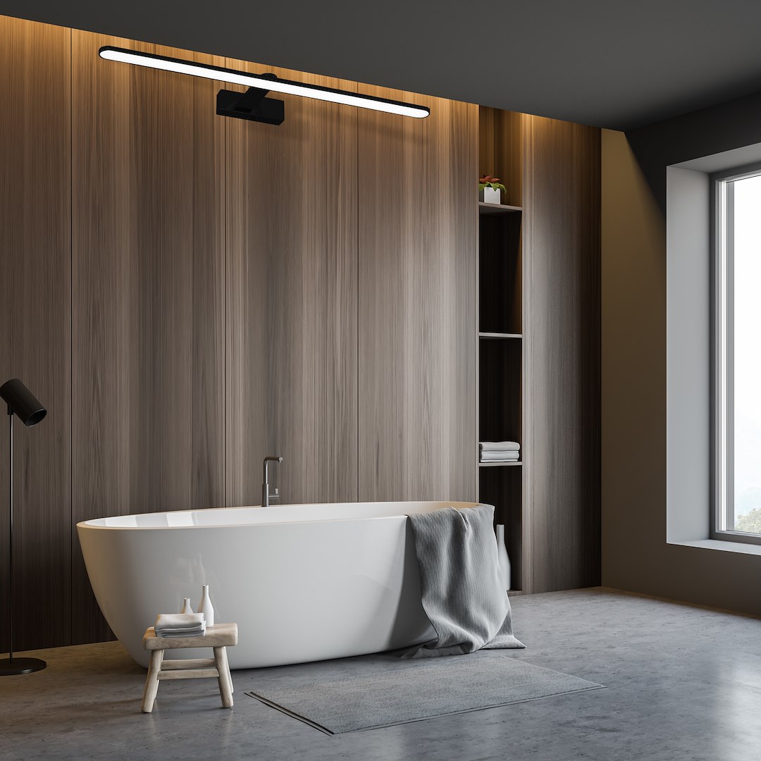 Kinkiet SPLASH BLACK 80cm 16W LED - obrazek 5