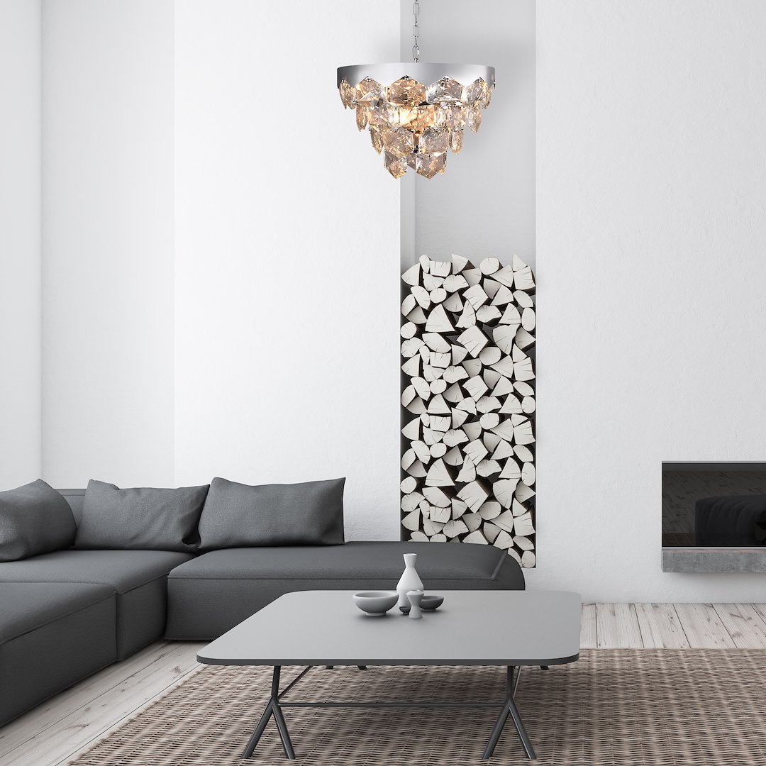 Żyrandol GRACE CHROME 6xE14 - obrazek 5