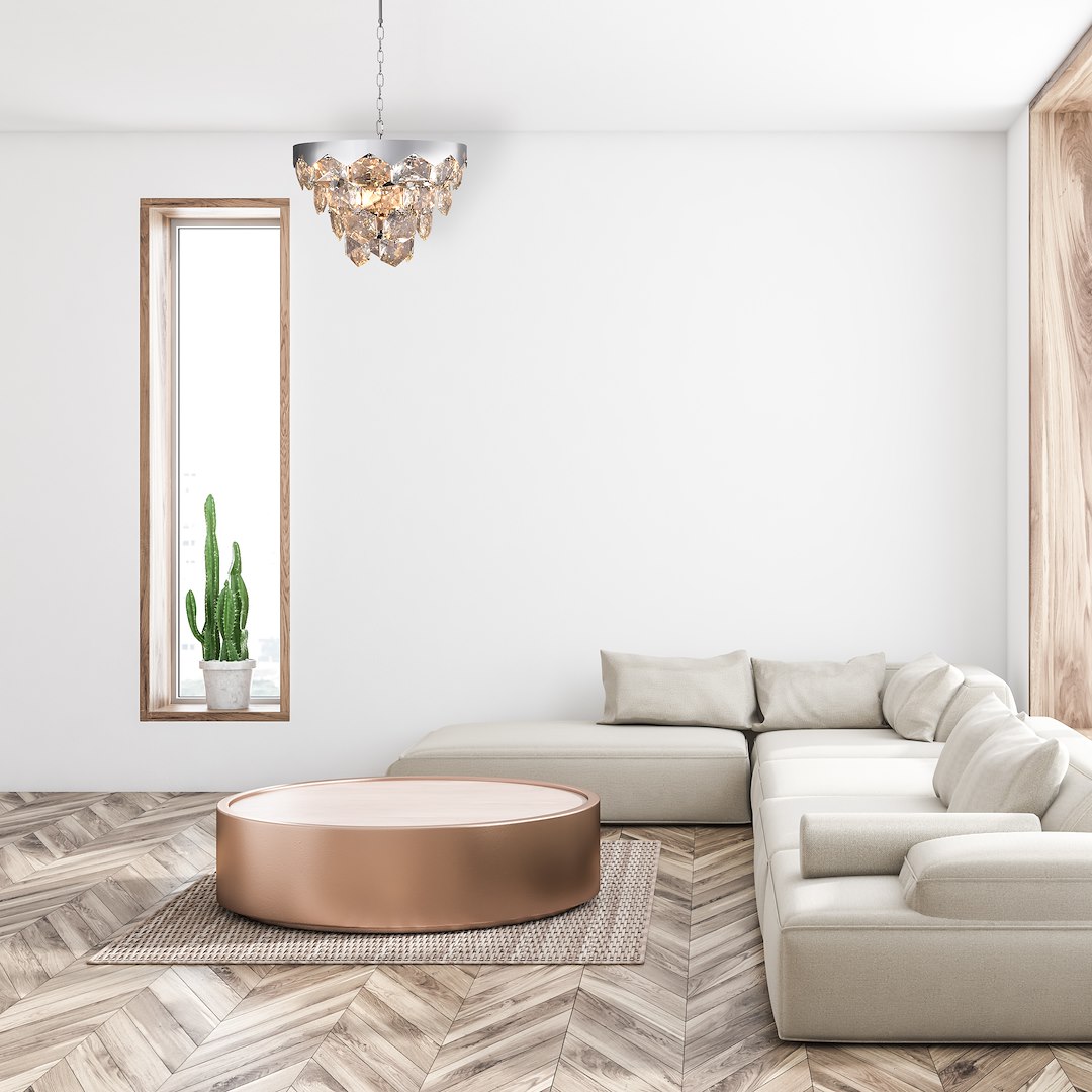 Żyrandol GRACE CHROME 6xE14 - obrazek 7