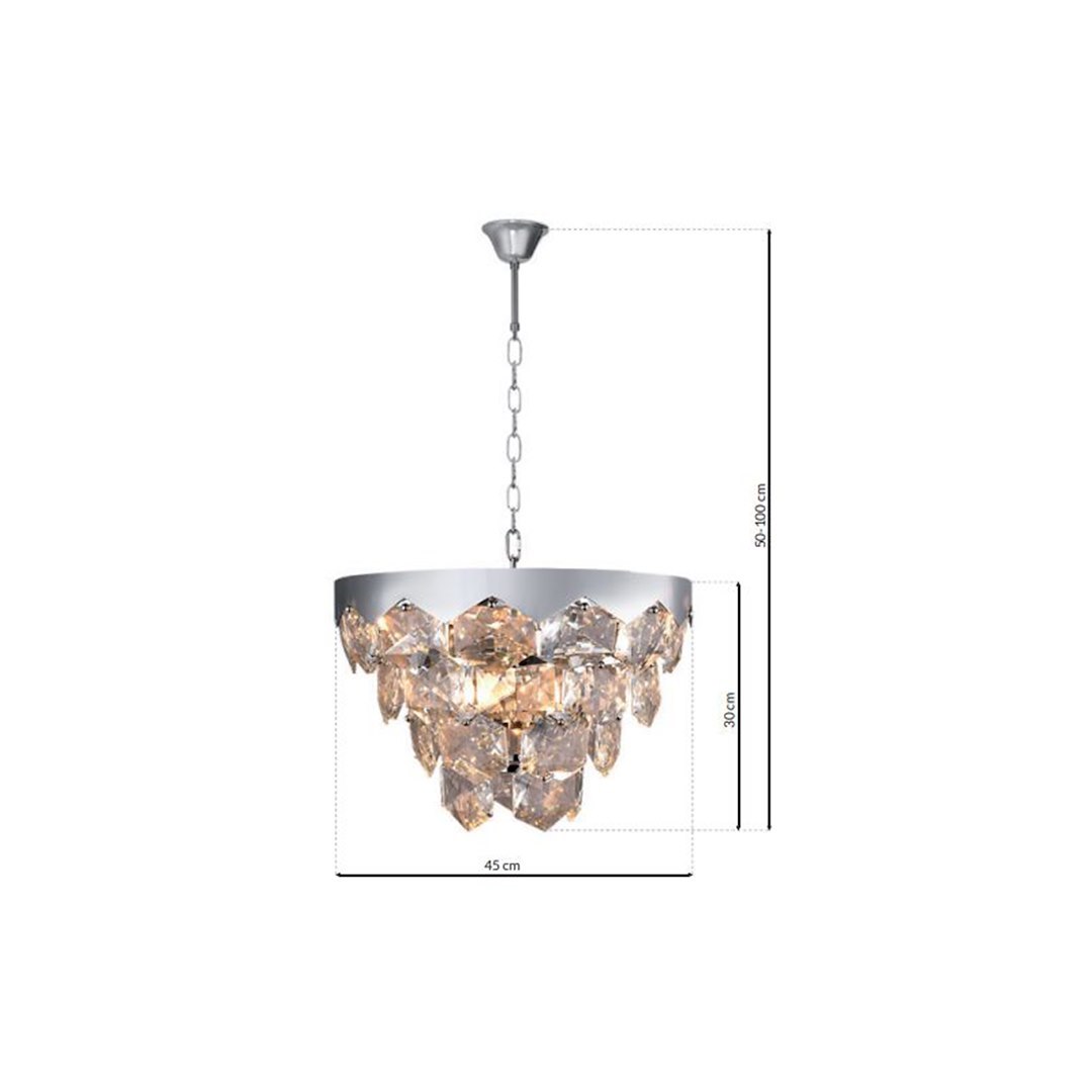Żyrandol GRACE CHROME 6xE14 - obrazek 9