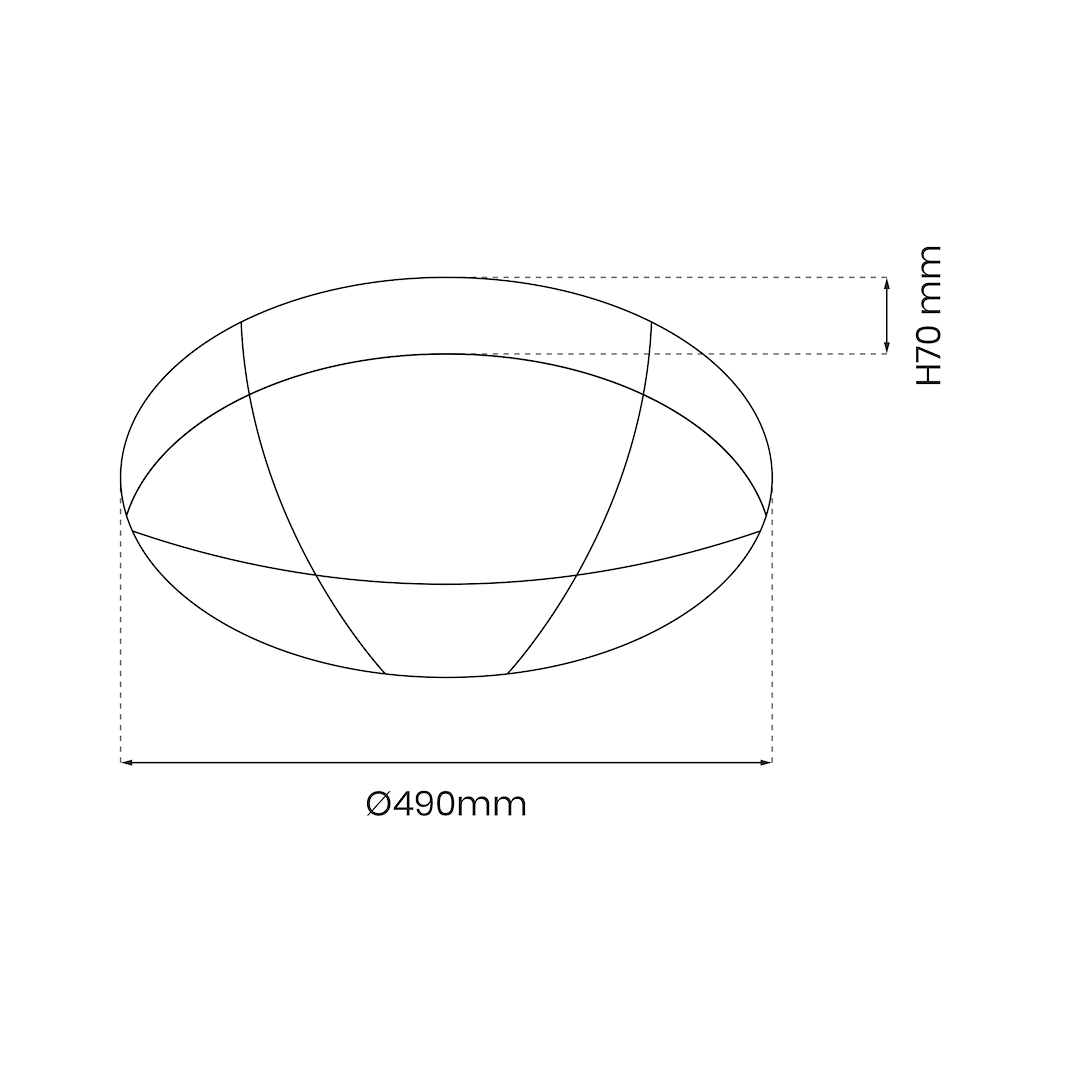 Plafon BOB 40W LED Ø490 mm - obrazek 8