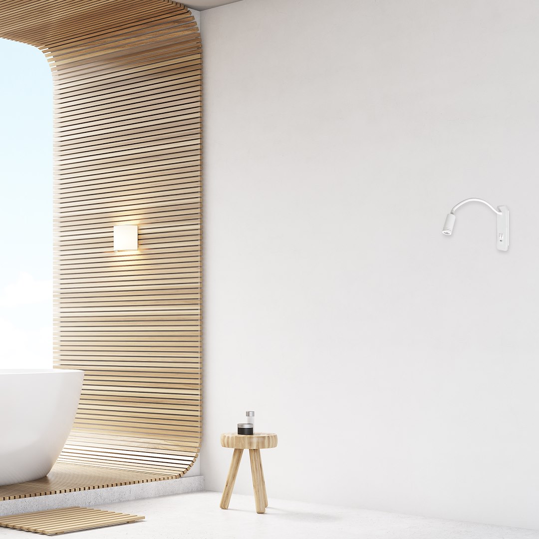 Lampka nocna Base 8W+2W Biały - obrazek 5