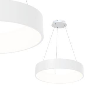 Lampa wisząca Ohio Biały 40W LED 3000K-4000K