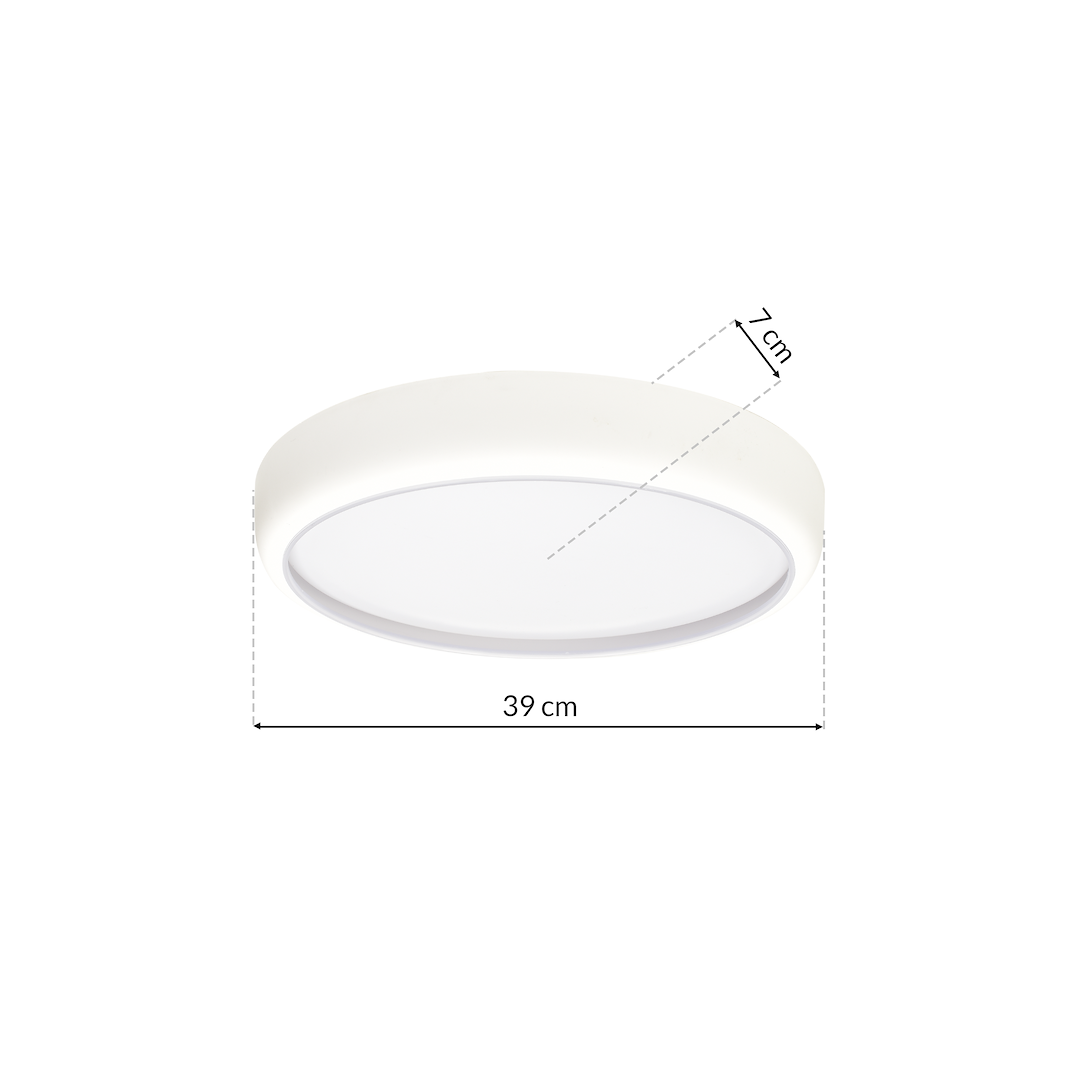 Plafon Gea Biały 36W LED Ø390 mm - obrazek 7