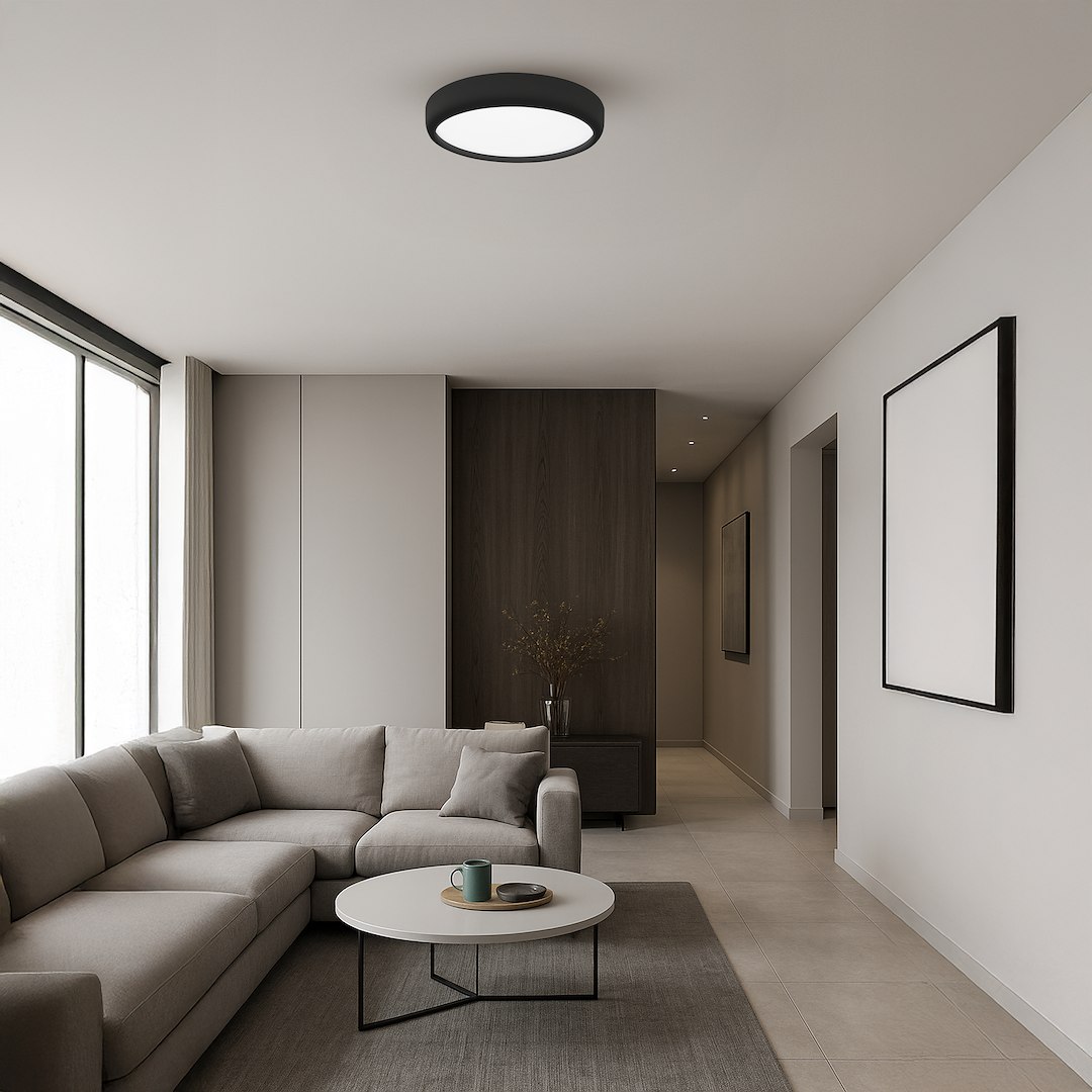 Plafon GEA BLACK 36W LED Ø390 mm - obrazek 3