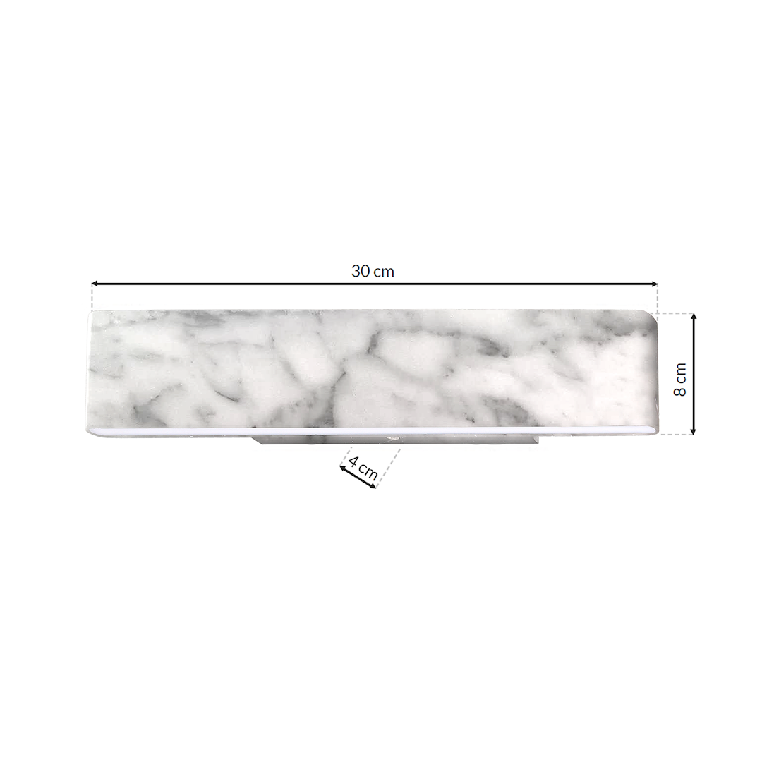 Kinkiet Pierce 12W LED Biały - obrazek 7