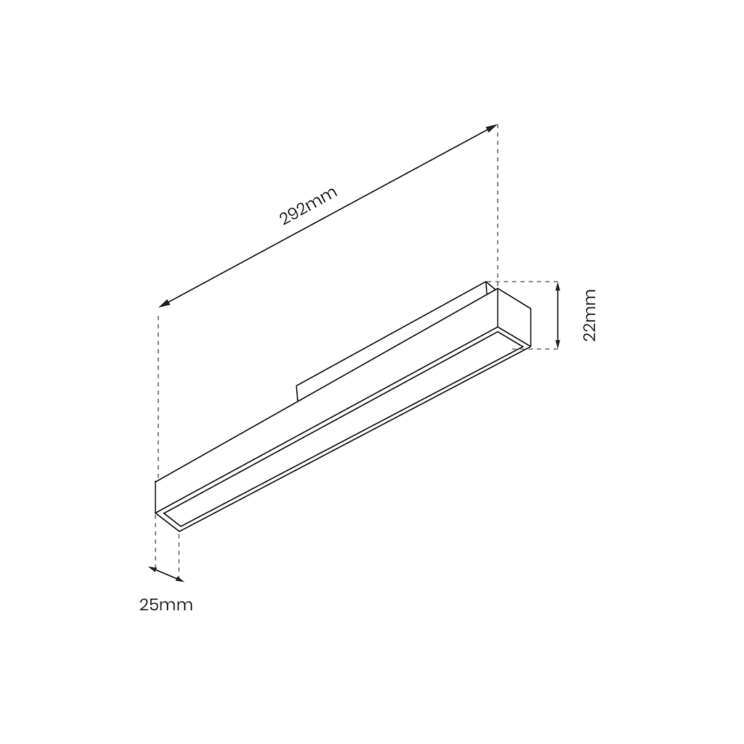 MAGNETIC TRACK 20mm 14W LED 4000K - obrazek 5