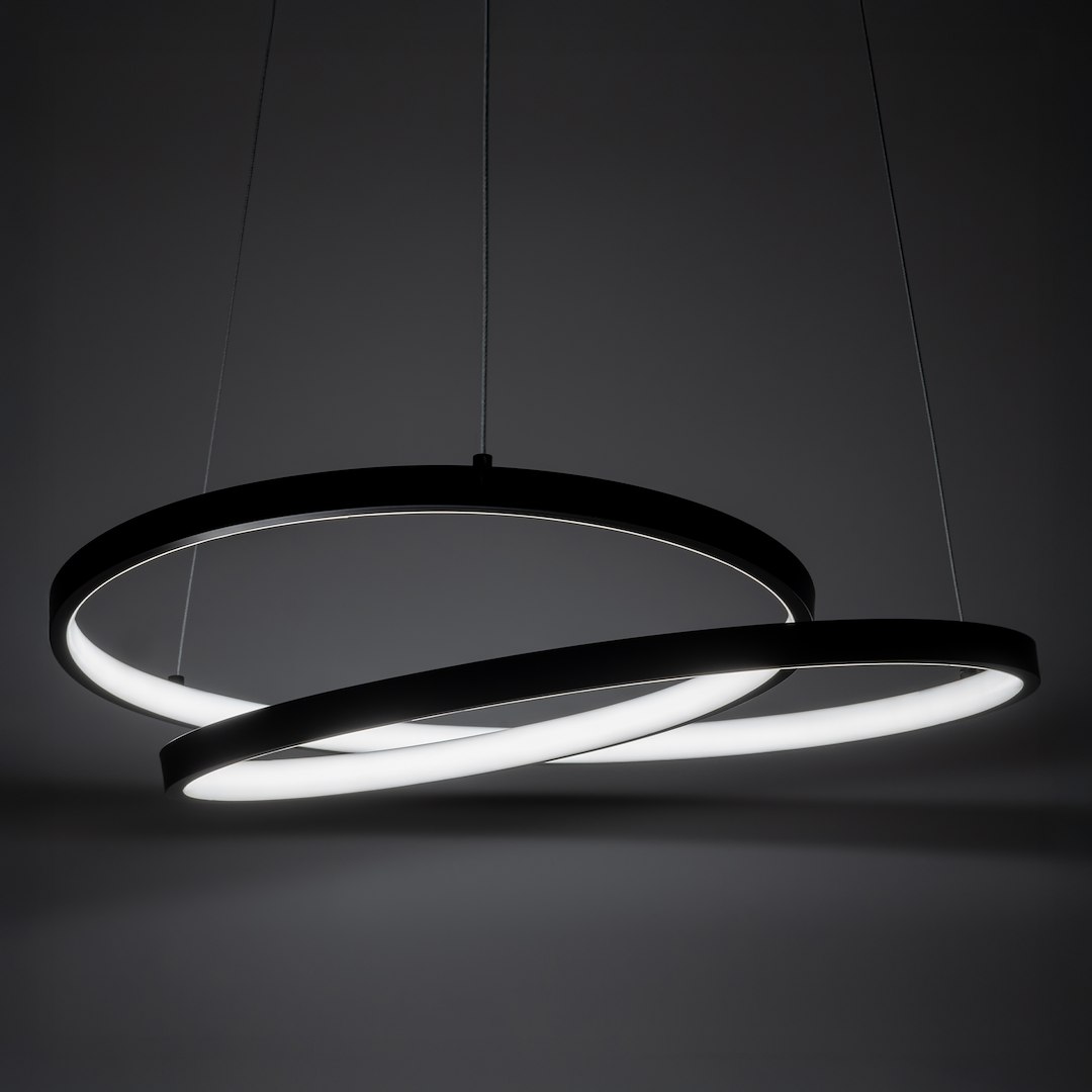 Lampa wisząca LUCERO BLACK 48W LED