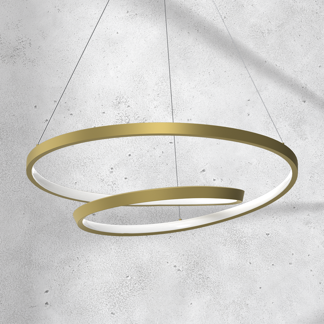 Lampa wisząca LUCERO GOLD 48W LED - obrazek 3