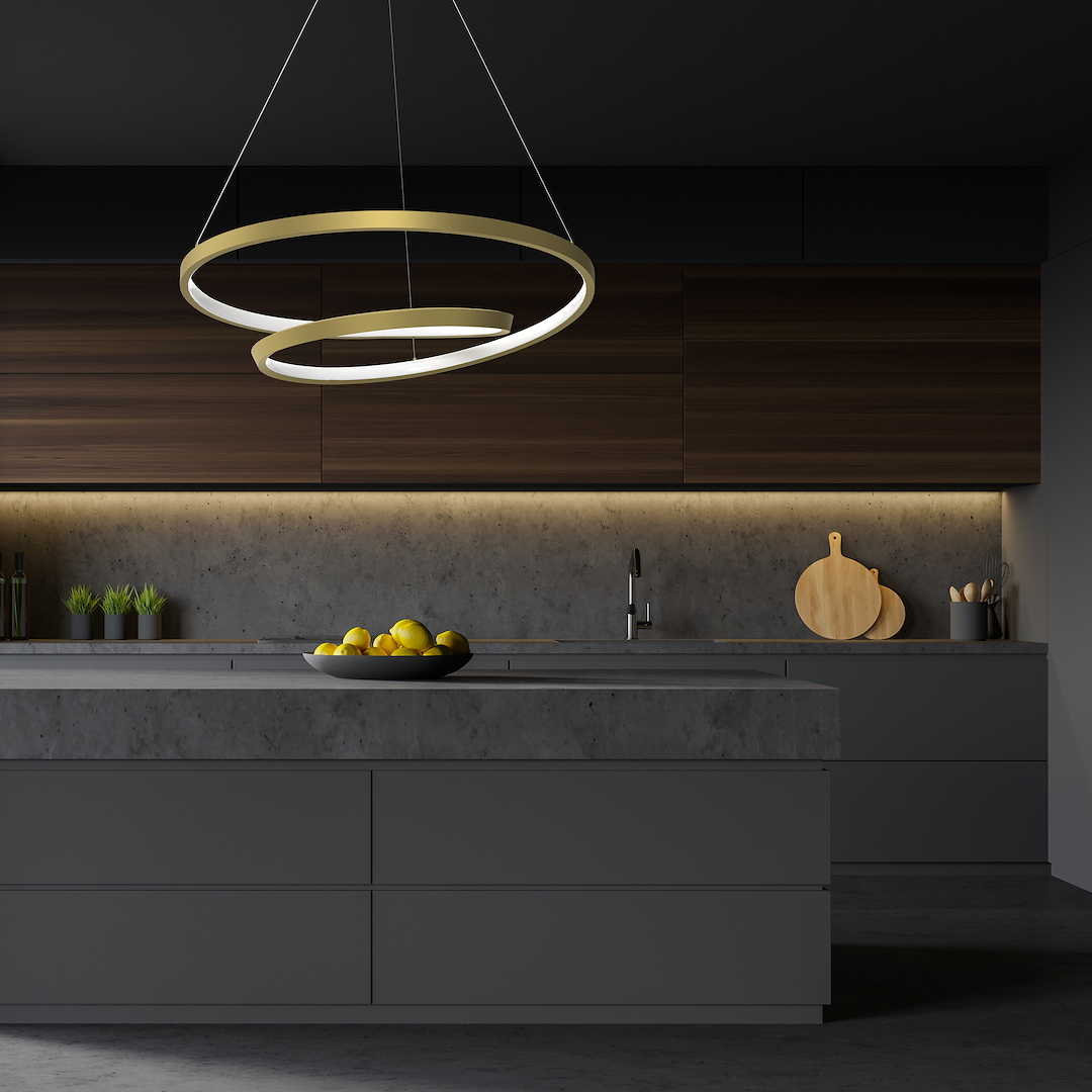 Lampa wisząca LUCERO GOLD 48W LED - obrazek 6