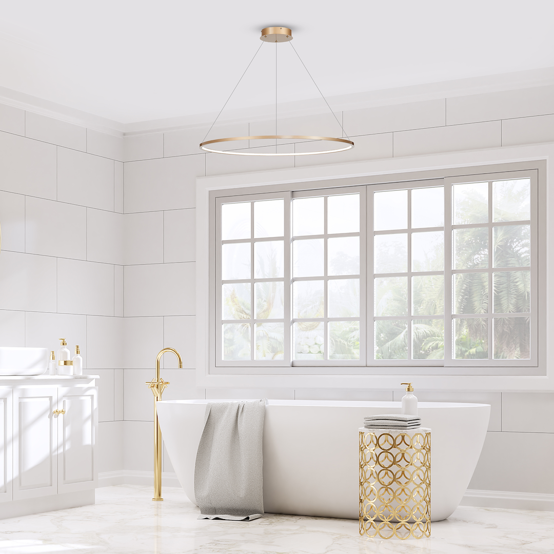 Lampa wisząca Saturno Gold 57W LED - obrazek 4