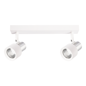 Lampa Sufitowa Cino 2xGU10 Biały + Chrom