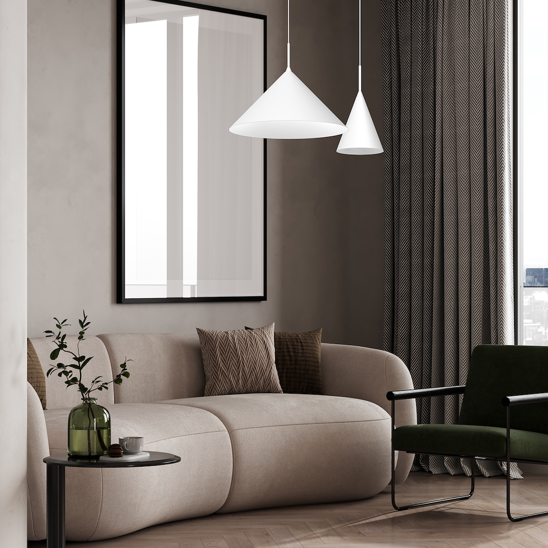 Lampa wisząca Capital Biały Ø17cm 1xGX53 - obrazek 4