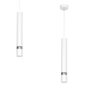 Lampa wisząca Joker Biały / Chrom 1xGU10