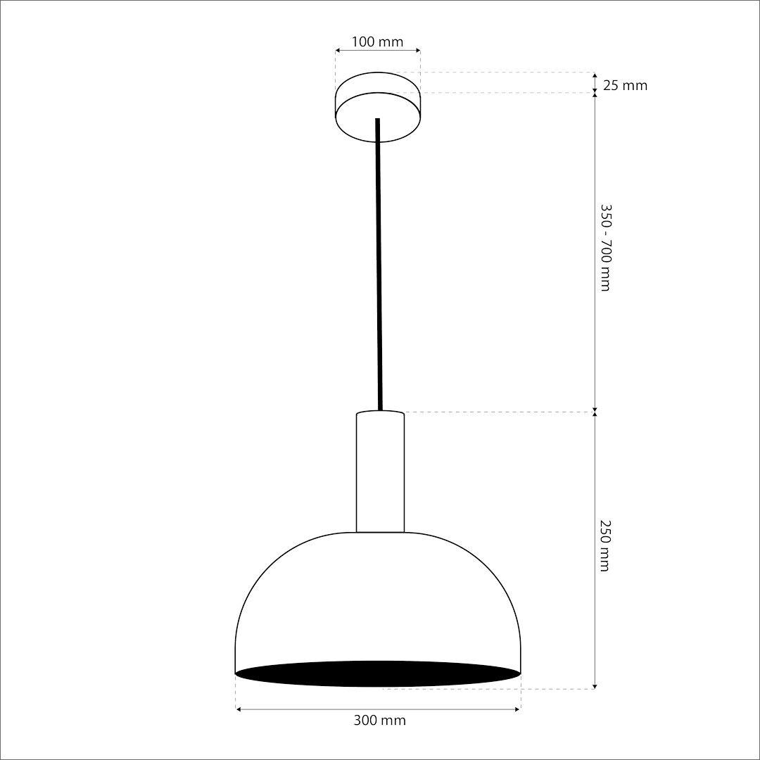 Lampa wisząca VISBY MIĘTOWY 1xE27 - obrazek 5