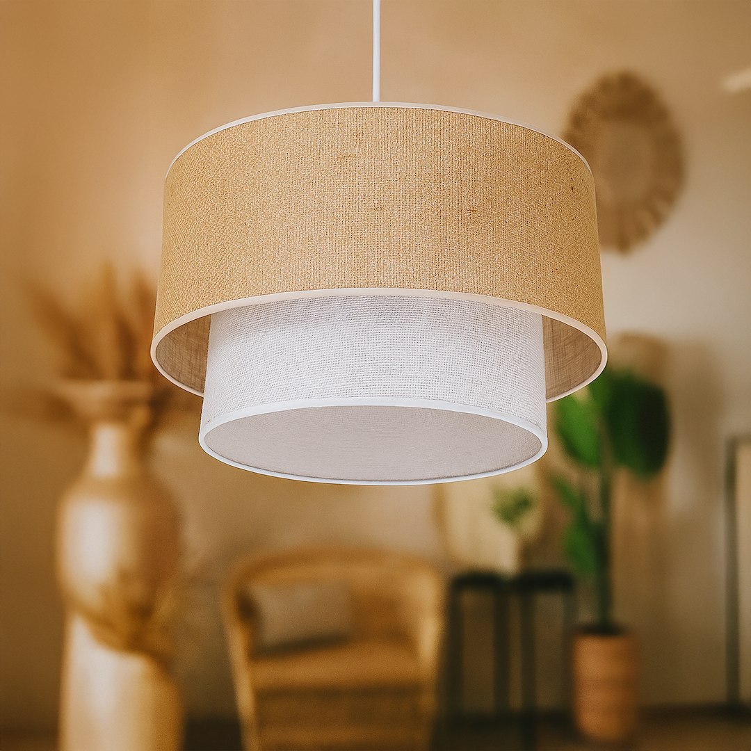 Lampa wisząca BUENO natura + jasny 1xE27 - obrazek 5