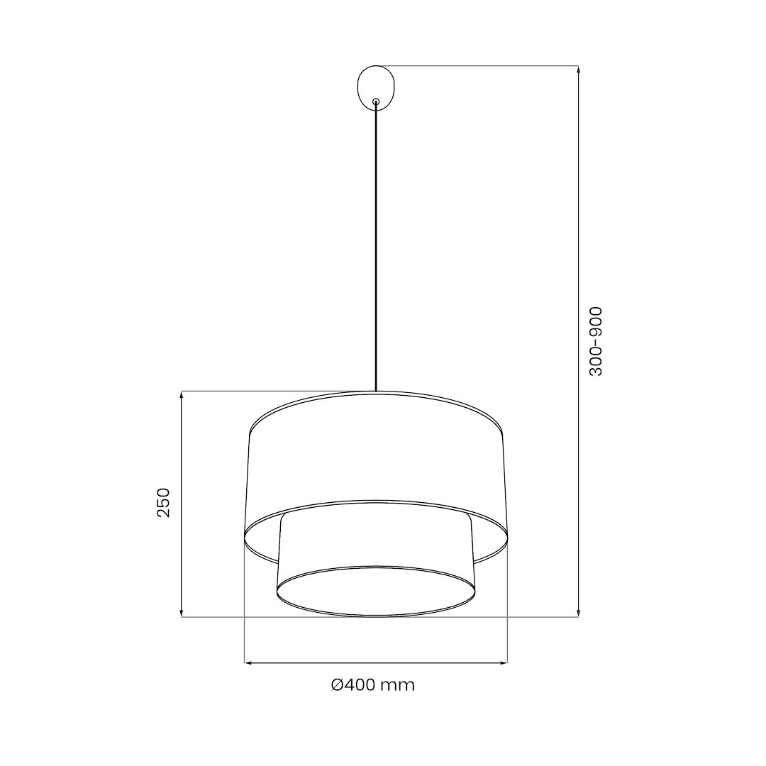 Lampa wisząca BUENO natura + jasny 1xE27 - obrazek 6
