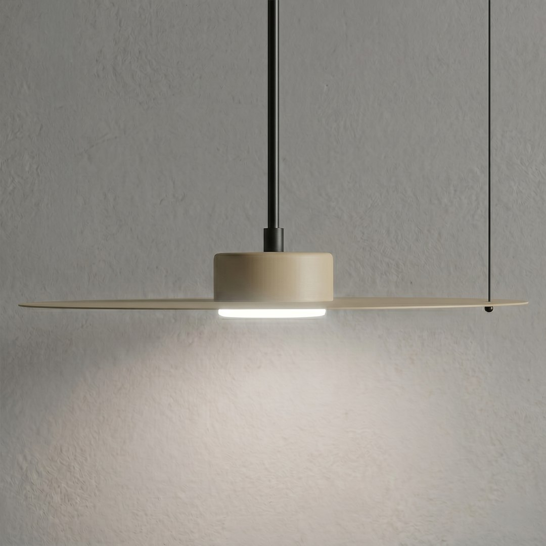 Lampa wisząca PIATTO Taupe 1xGX53 fi 350mm