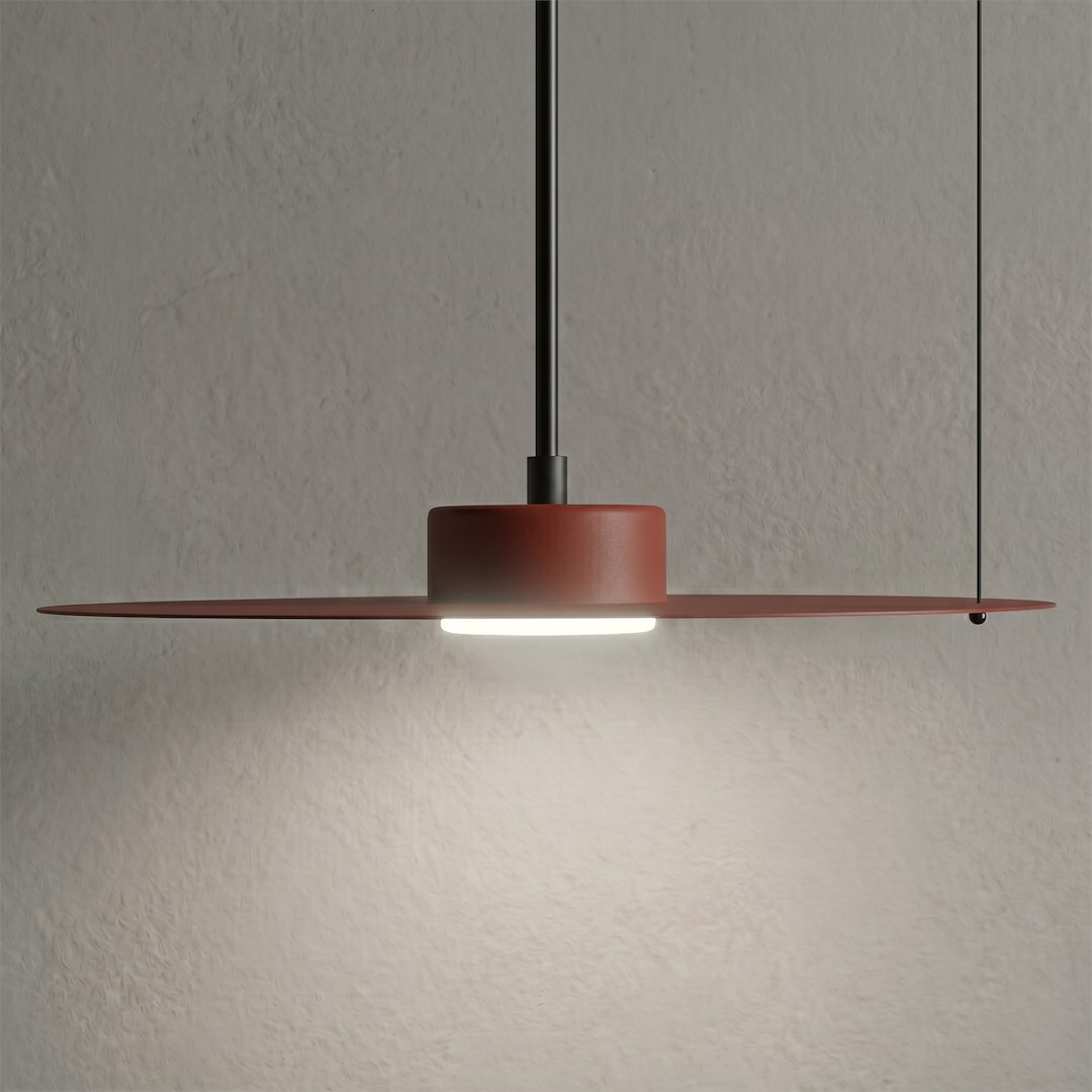 Lampa wisząca PIATTO Burgund 1xGX53 fi 350mm