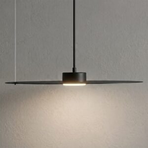 Lampa wisząca PIATTO Czarna 1xGX53 fi 450mm