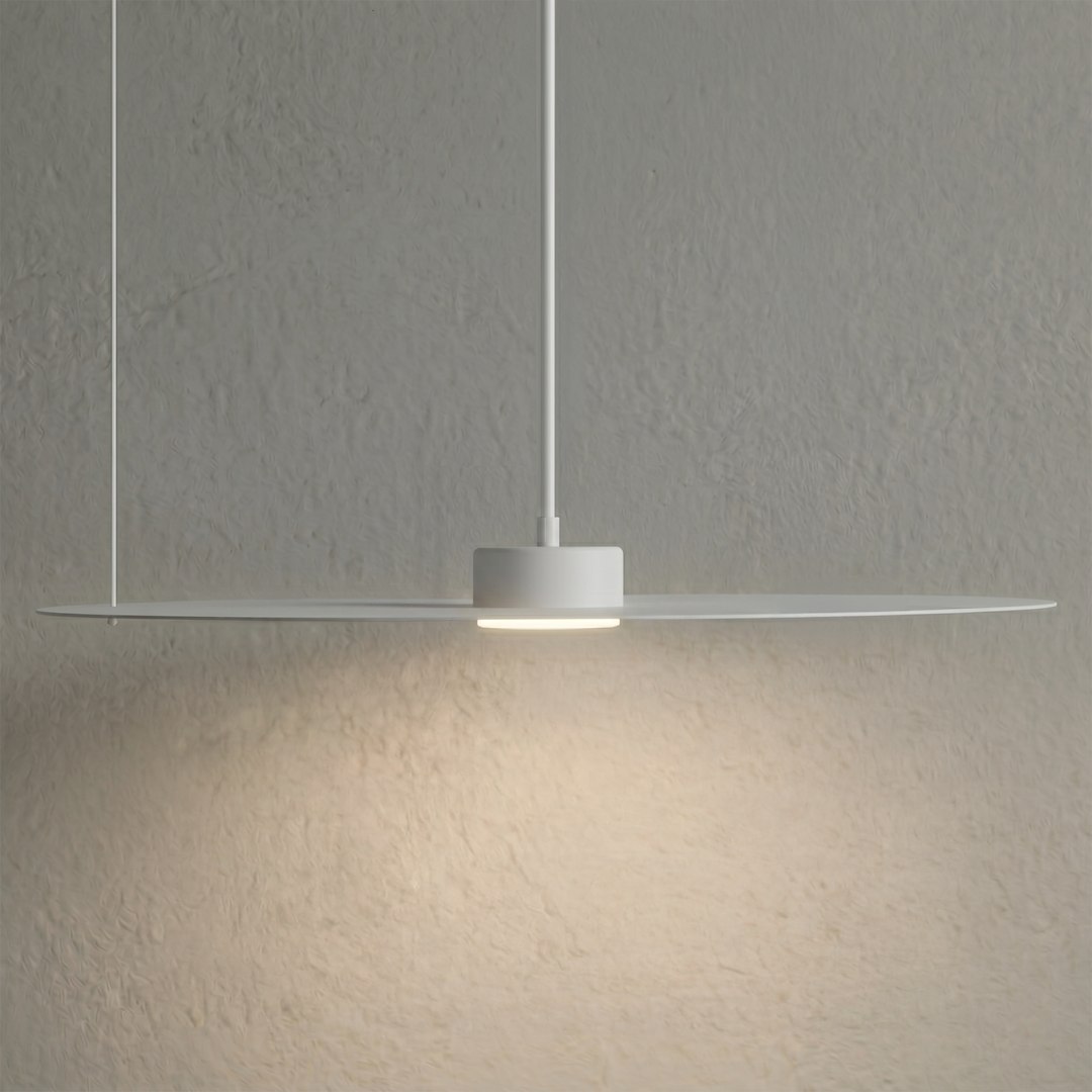 Lampa wisząca PIATTO Biała 1xGX53 fi 550mm