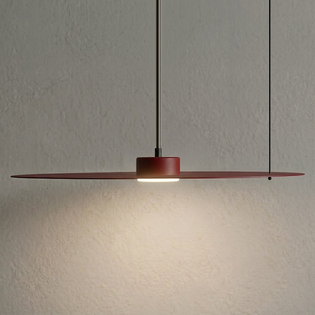 Lampa wisząca PIATTO Burgund 1xGX53 fi 550mm