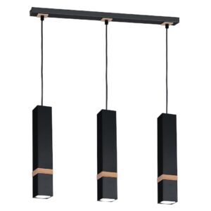 Lampa wisząca VIDAR BLACK 3xGU10