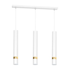 Lampa wisząca Joker 3xGU10 Biały/Złoty