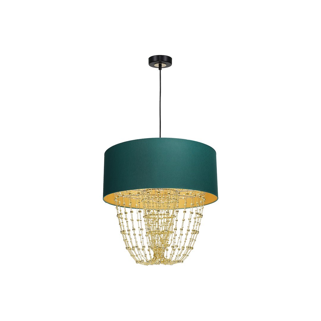 Lampa wisząca ALMERIA GREEN/GOLD 1xE27 - obrazek 2